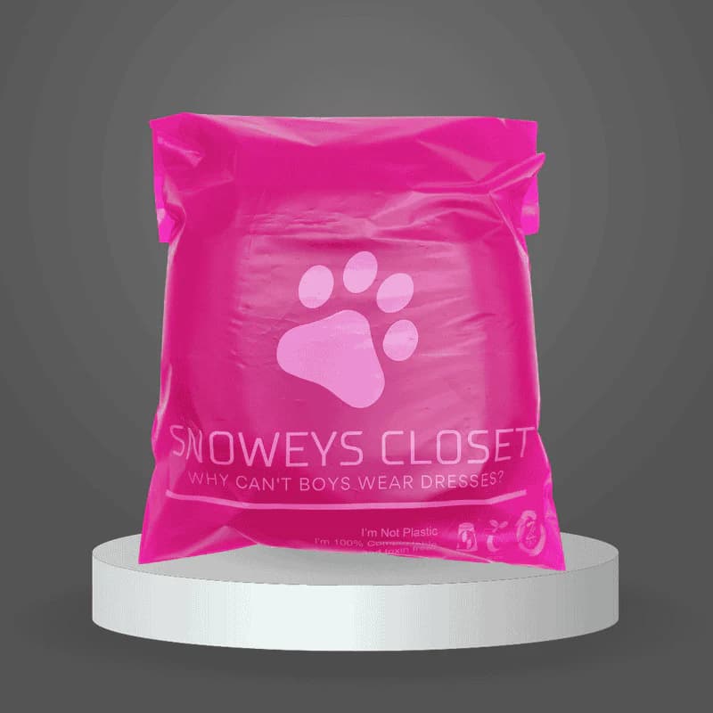 Snoweys Closet custom compostable mailer